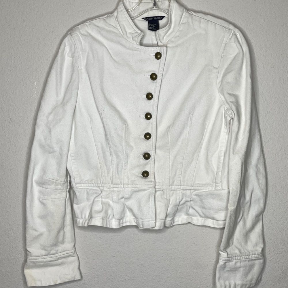 Boston Proper Military Style Jacket - Picture 5 of 6